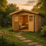 Fjordholz Satteldach Gartenhaus Modell Eliza 4E