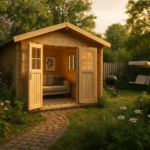 Fjordholz Satteldach Gartenhaus Modell Eliza 4F