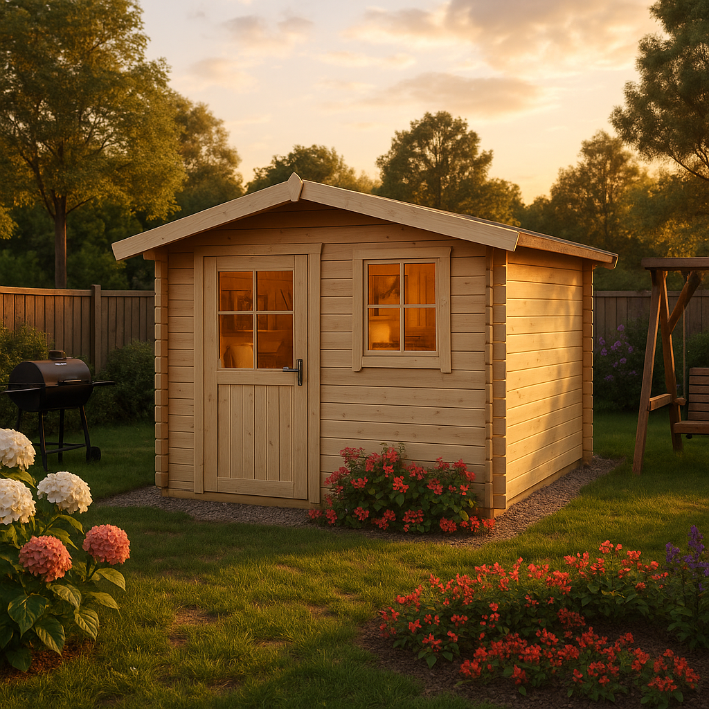 Fjordholz Satteldach Gartenhaus Modell Eliza 5B Fjordholz Satteldach Gartenhaus Modell Eliza 5B