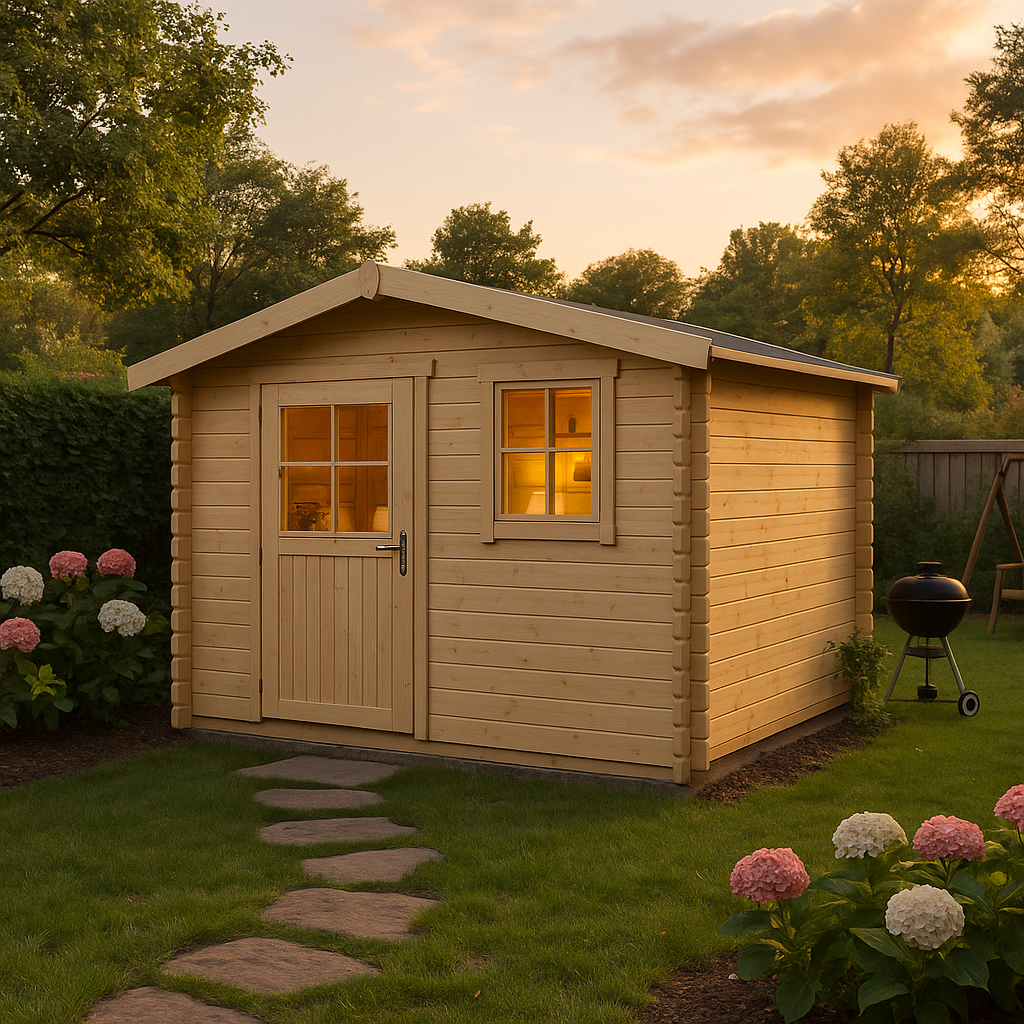 Fjordholz Satteldach Gartenhaus Modell Eliza 5B Fjordholz Satteldach Gartenhaus Modell Eliza 5B