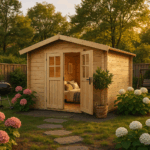 Fjordholz Satteldach Gartenhaus Modell Eliza 5D