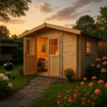 Fjordholz Satteldach Gartenhaus Modell Eliza 5E