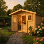 Fjordholz Satteldach Gartenhaus Modell Eliza 5F