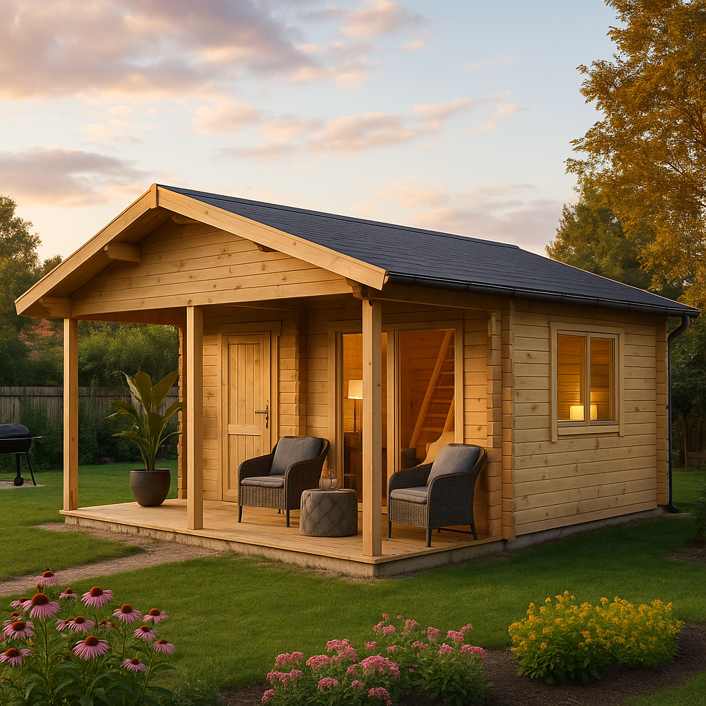 Fjordholz Satteldach Gartenhaus Modell Mikka 70 B, Fjordholz Satteldach Gartenhaus Modell Mikka 70 B,