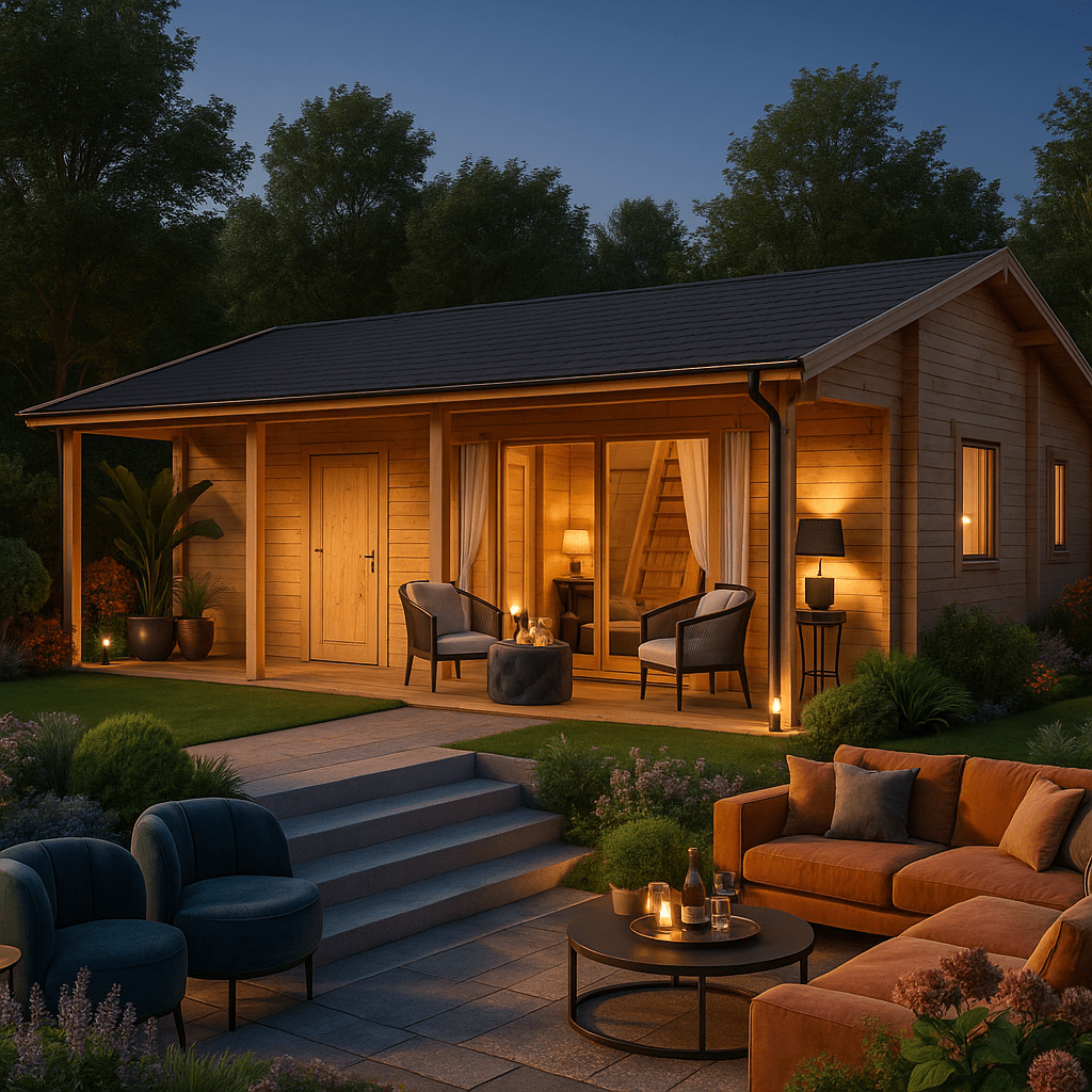 Fjordholz Satteldach Gartenhaus Modell Mikka 70 B| Rabatt: 26%