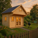 Fjordholz Satteldach Gartenhaus Modell Ontario 44