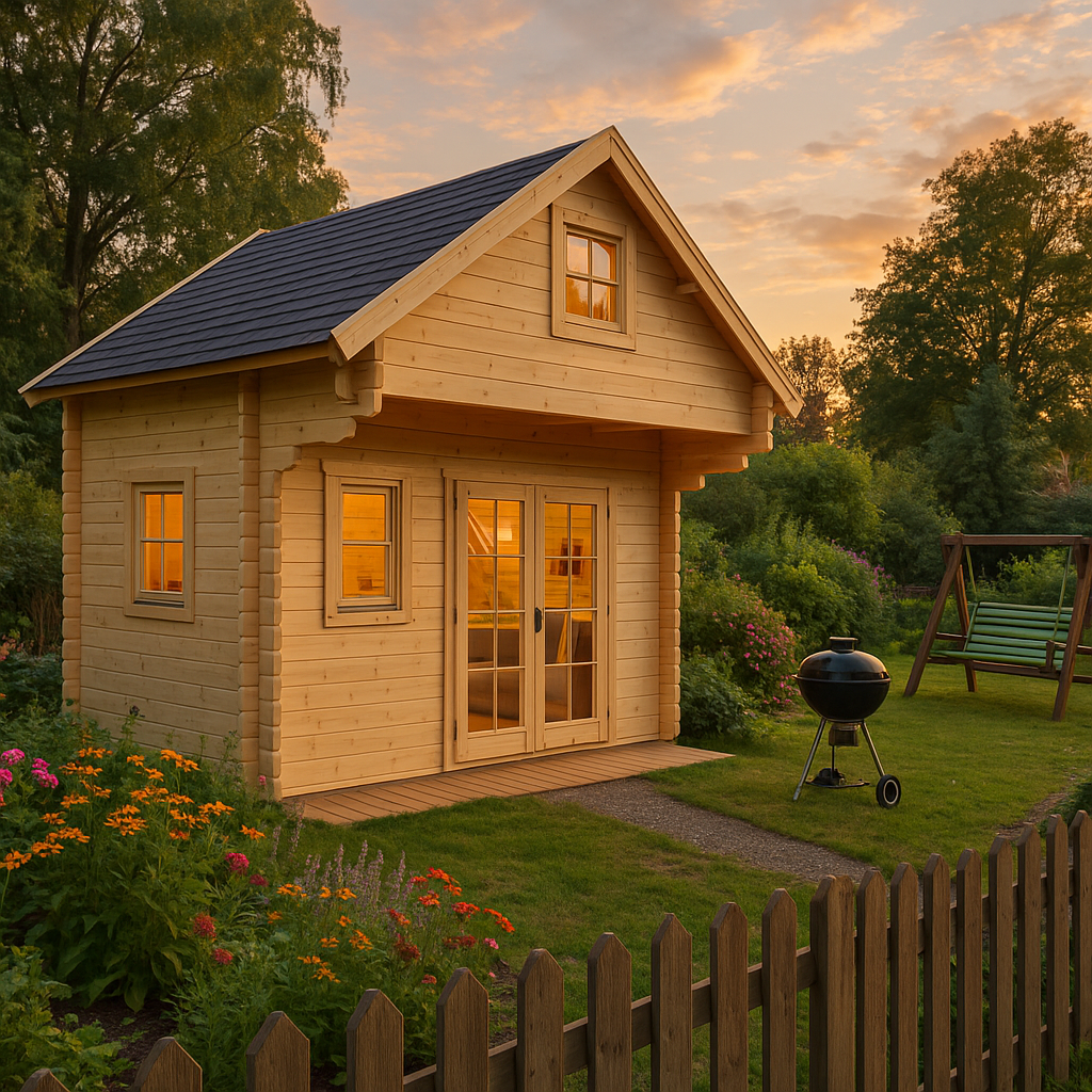 Fjordholz Satteldach Gartenhaus Modell Ontario 44 Fjordholz Satteldach Gartenhaus Modell Ontario 44