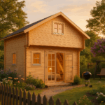 Fjordholz Satteldach Gartenhaus Modell Ontario 44
