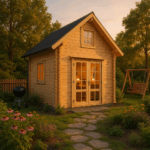 Fjordholz Satteldach Gartenhaus Modell Ottawa 44