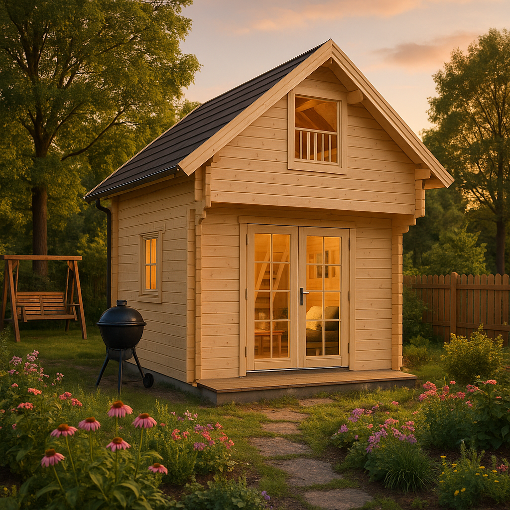 Fjordholz Satteldach Gartenhaus Modell Ottawa 44 Fjordholz Satteldach Gartenhaus Modell Ottawa 44