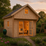 Fjordholz Satteldach Gartenhaus Modell Ottawa 44