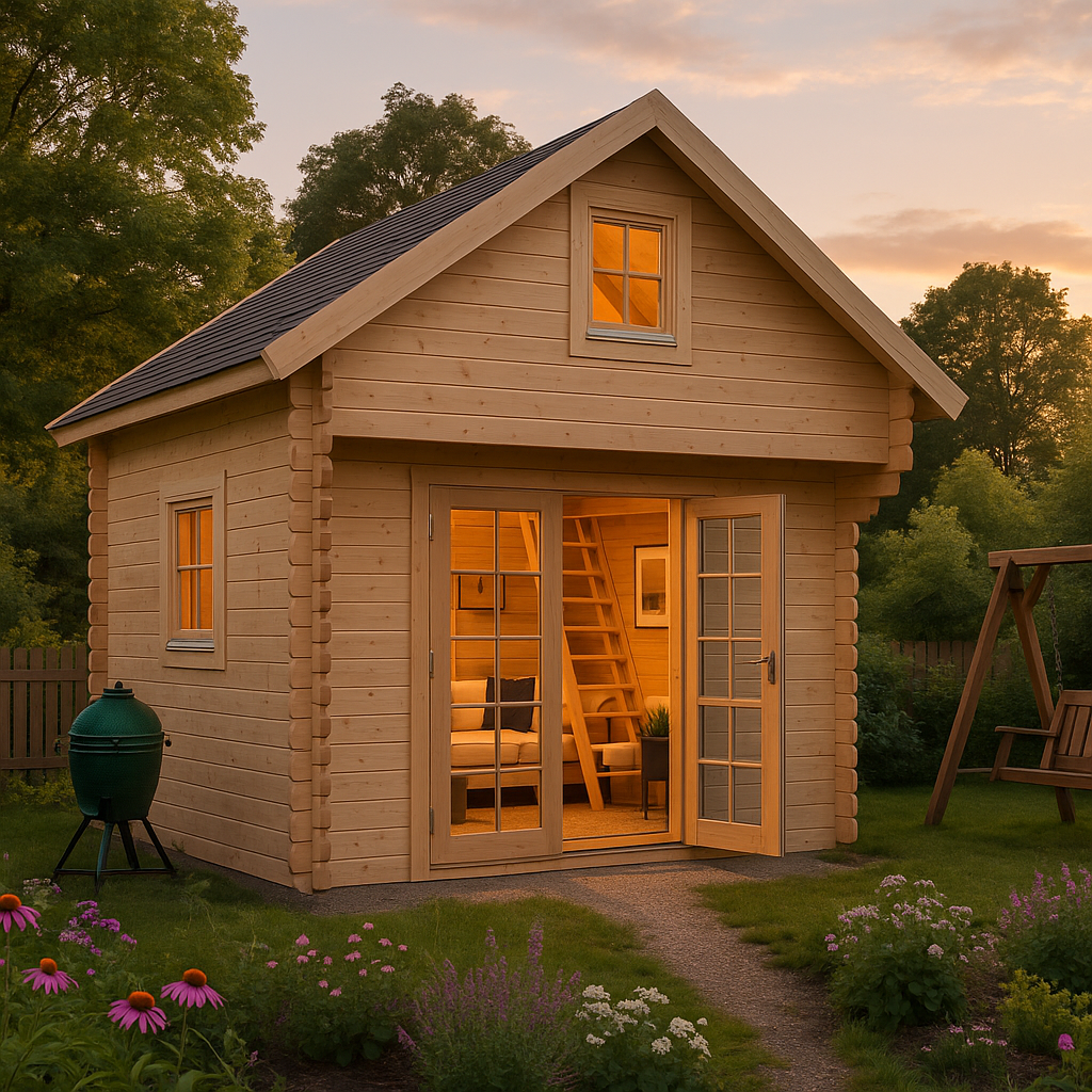 Fjordholz Satteldach Gartenhaus Modell Ottawa 44 Fjordholz Satteldach Gartenhaus Modell Ottawa 44