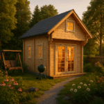 Fjordholz Satteldach Gartenhaus Modell Ottawa 44