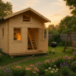 Fjordholz Satteldach Gartenhaus Modell Sönke 44 A