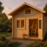 Fjordholz Satteldach Gartenhaus Modell Sönke 70 A
