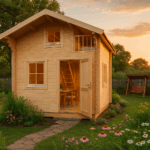 Fjordholz Satteldach Gartenhaus Modell Sönke 70 B