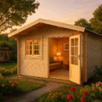 Fjordholz Satteldach Gartenhaus Modell Valerie 44