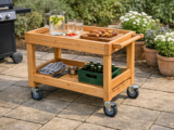 Servierwagen für den Garten selber bauen – Bauanleitung Schritt für Schritt