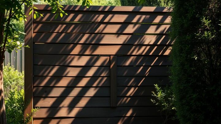 Sichtschutz aus Brettern selber bauen – DIY Anleitung