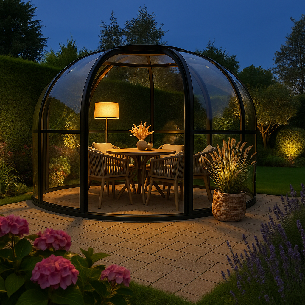 4x4m Fjordholz Sky Lounge - Garten Iglu Größe 360 cm| Rabatt: 26%