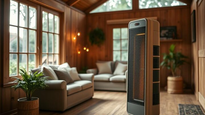 Sparsame Elektroheizung für Gartenhäuser