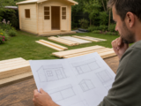 Spiegelverkehrter Gartenhausaufbau ohne Zusatzplan – Ratgeber zu Montagevorbereitung für den spiegelverkehrten Aufbau von Holz-Gartenhaus-Bausätzen