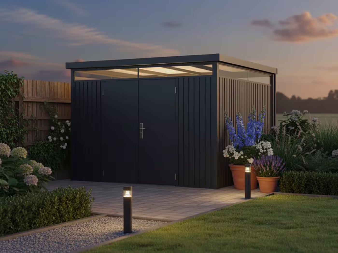 StarLine Metall Gerätehaus Modell Solidum 9,0 m²| Rabatt: 19%|3x3m