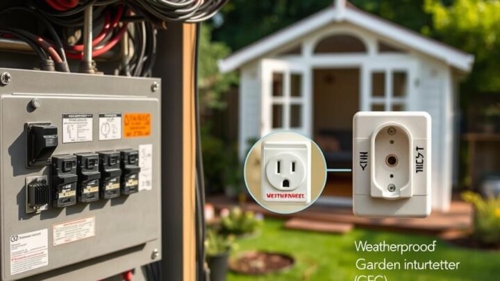 Strom fürs Gartenhaus – Sichere Elektroinstallation