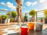 Terrasse reinigen ohne Hochdruckreiniger: Anleitung
