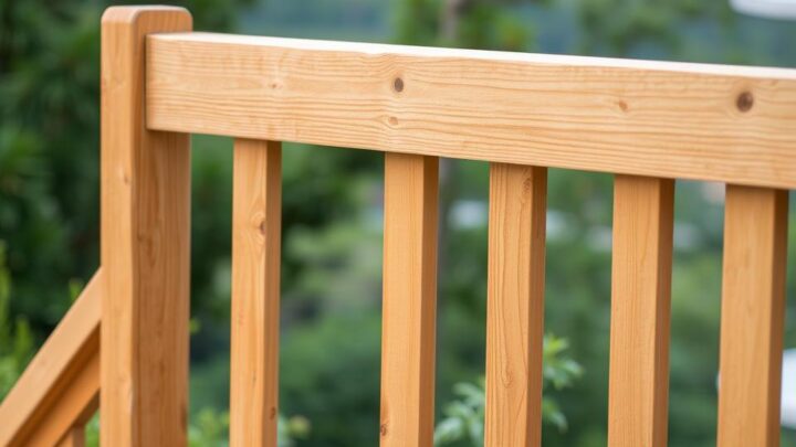 Terrassen Geländer Holz selber bauen – DIY Anleitung