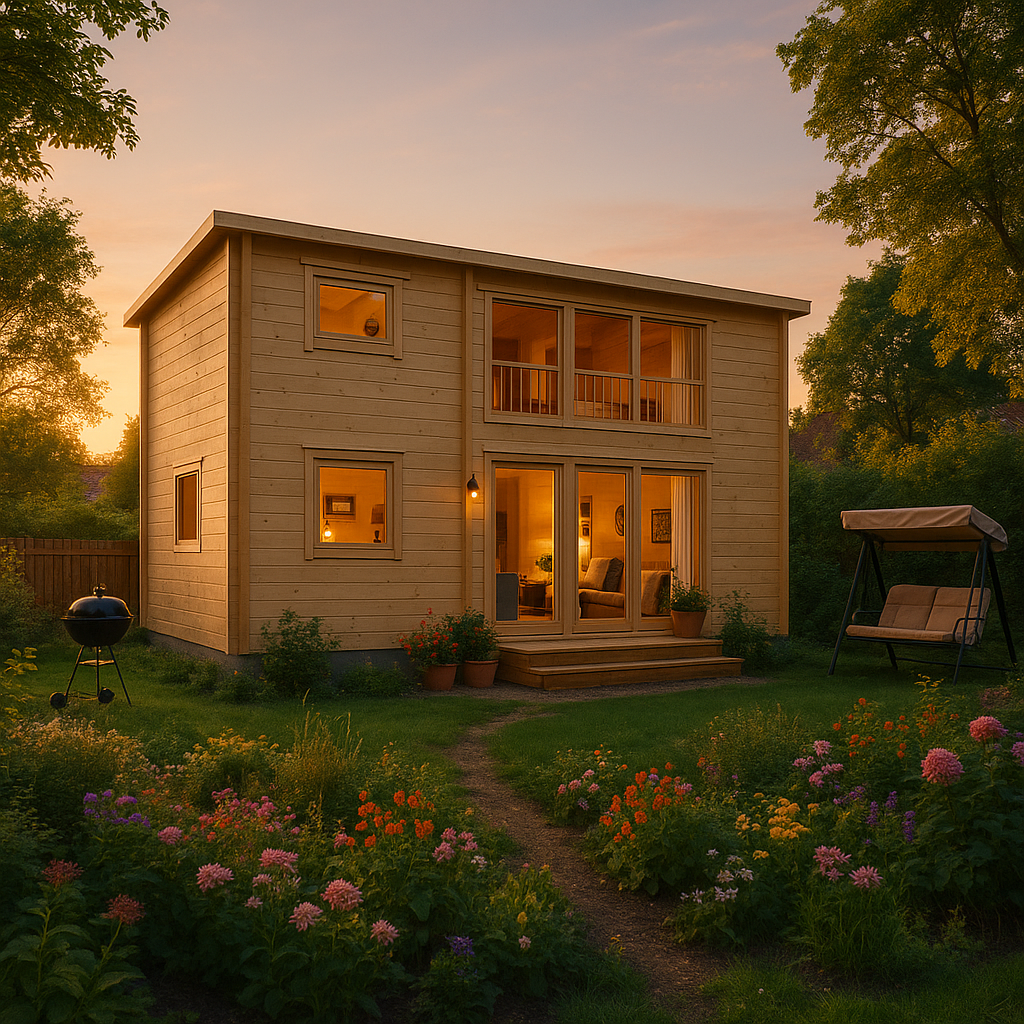 Fjordholz Tiny Gartenhaus Modell Dream Big 70 A
