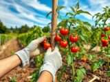 Tomaten hochbinden: Anleitung für reiche Ernte