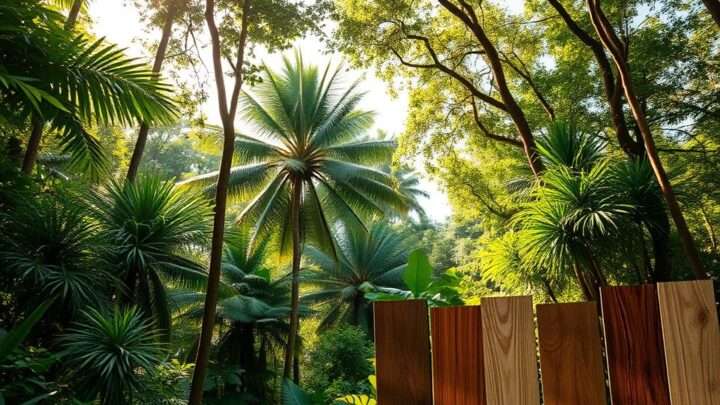 umweltfreundliche Alternativen zu tropischem Hartholz