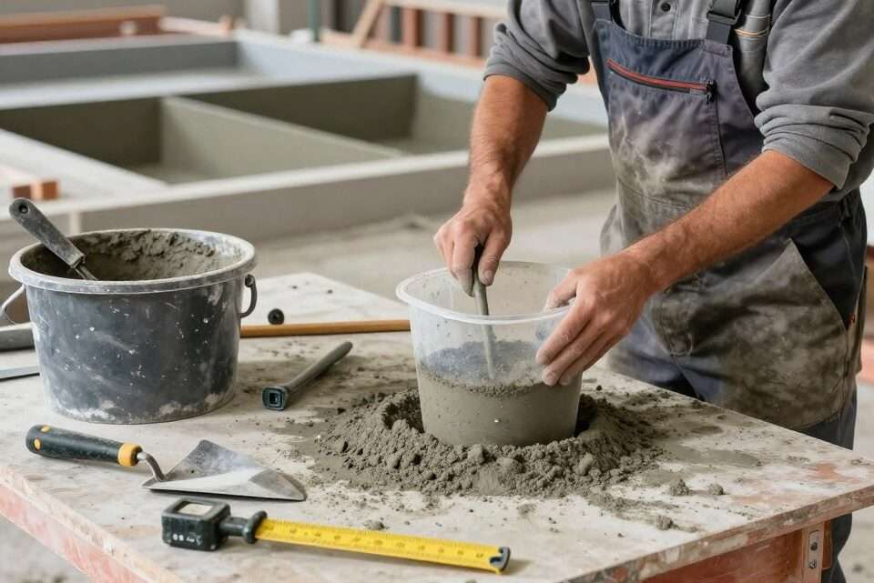 Verarbeitung Trockenbeton: Anleitung für perfekte Ergebnisse