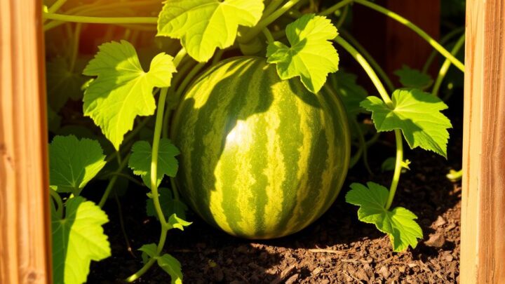 Wassermelone im Hochbeet anbauen und pflegen