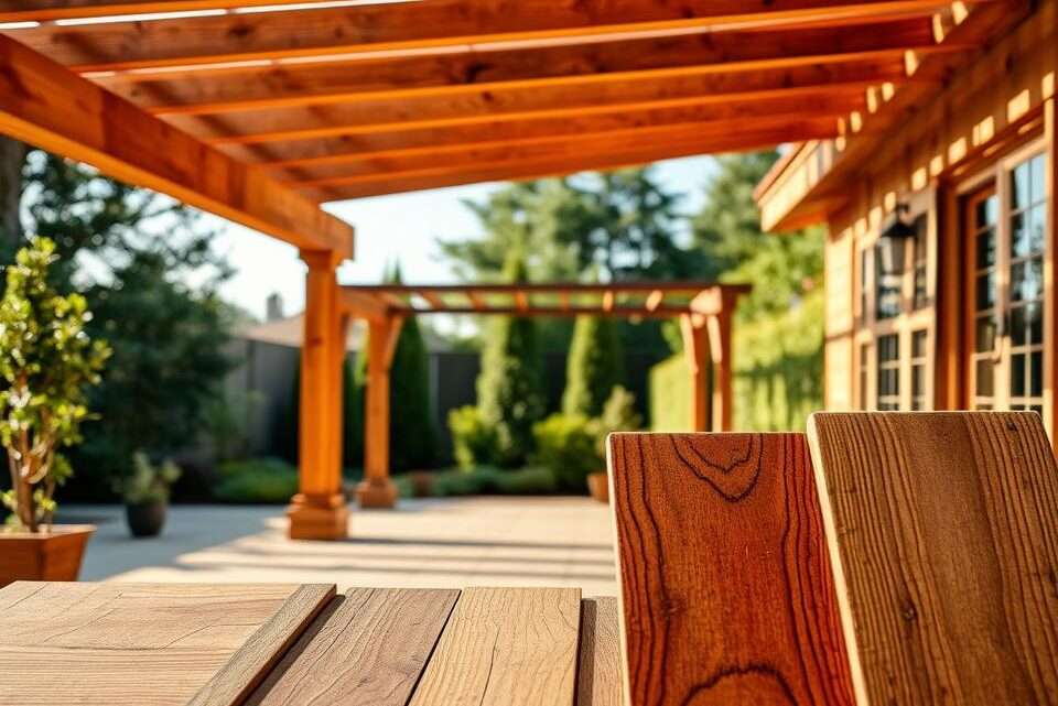 Welches Holz eignet sich für die Terrassenüberdachung?