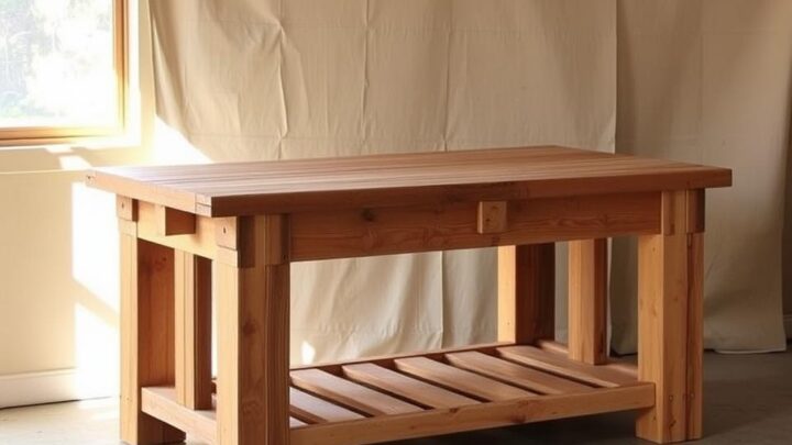 Werkbank aus Paletten selber bauen – DIY Anleitung