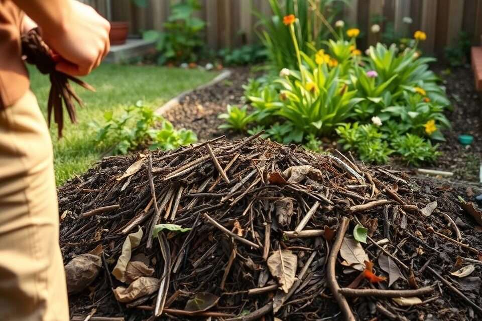wie Sie ganz einfach Ihren eigenen Gartenmulch herstellen können
