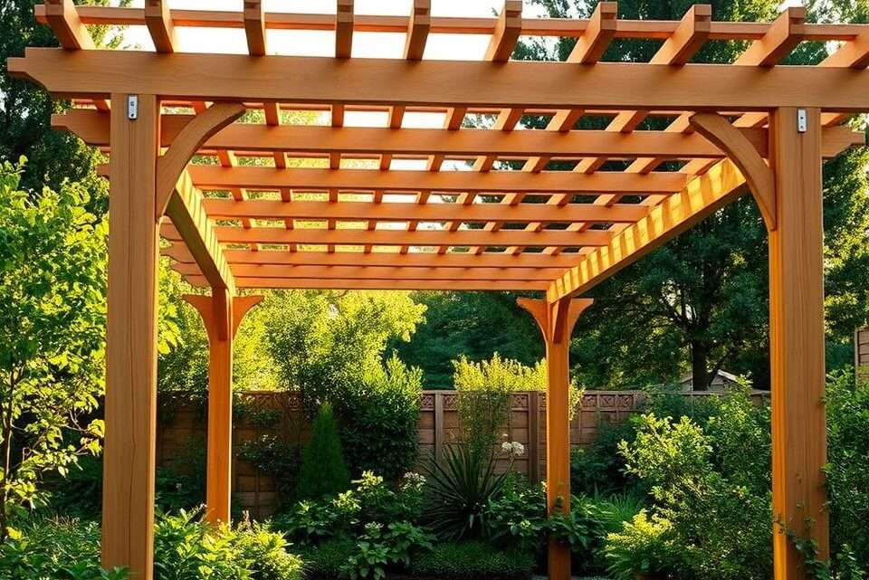 Die richtige Höhe für Ihre Pergola: wie hoch eine Pergola sein sollte