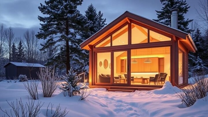 winterfestes Gartenhaus zum Wohnen