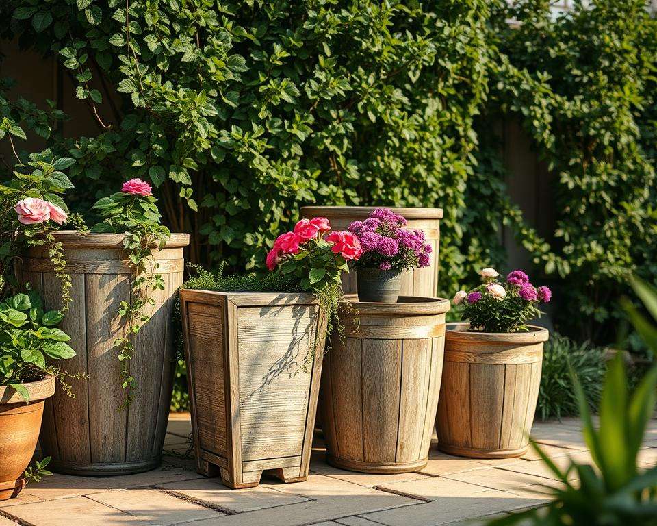 winterharte Pflanzkübel für den Garten