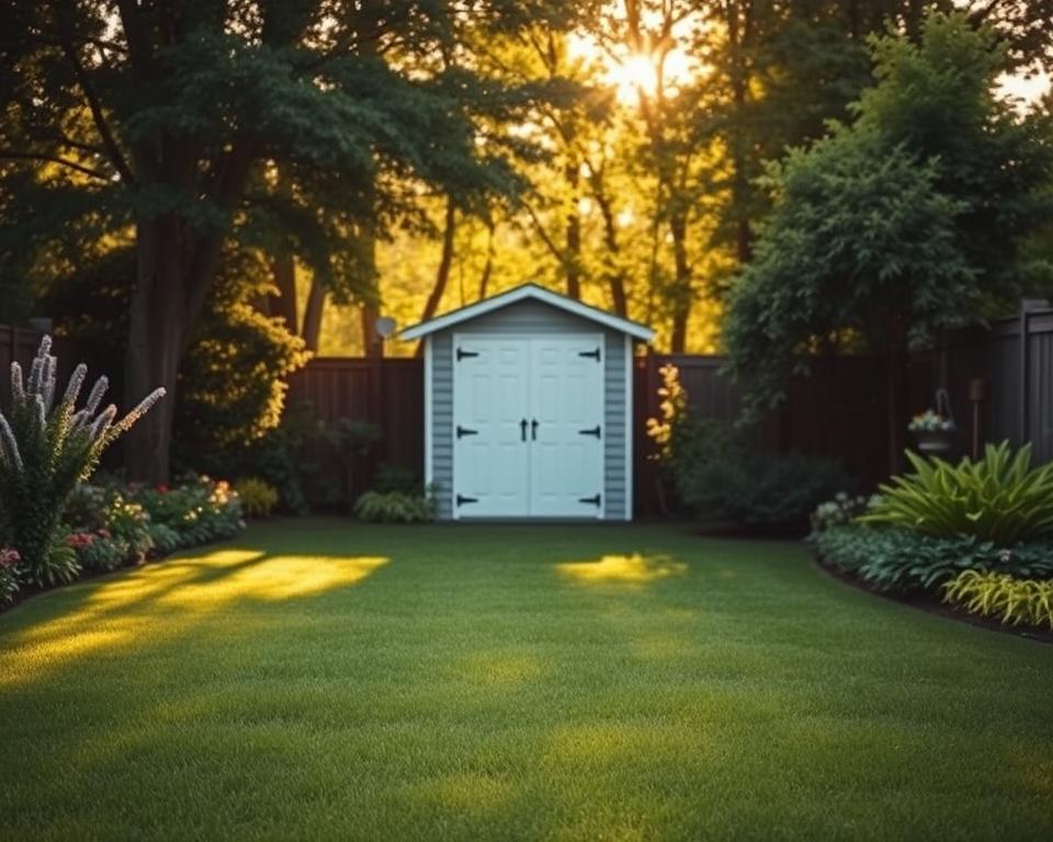 Wo darf ich ein Gartenhaus aufstellen?