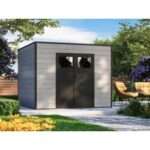 WPC Gartenhaus Modell Cubus 2-Raum 10,98 m²| Rabatt: 26%|4x3m