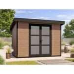 WPC Gartenhaus Modell FineLine 8,4 m²| Rabatt: 26%|3x3m