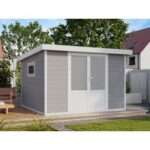 WPC Gartenhaus Modell Ligno White 8,4 m²| Rabatt: 26%|3x3m