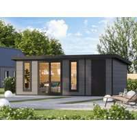 WPC Gartenhaus Modell Panorama 2-Raum| Rabatt: 26%|6x3m
