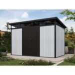 WPC Gartenhaus Modell Skylight Pent 7,40 m²| Rabatt: 26%|3x2m