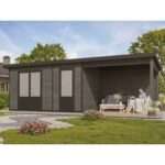 WPC Gartenhaus Modell Style DeLuxe 11,28 m²| Rabatt: 30%|4x3m