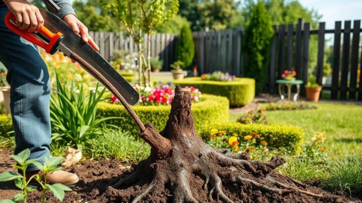 Wurzeln entfernen ohne ausgraben – Tipps & Methoden